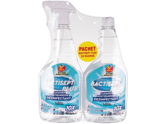 Dezinfectant multisuprafete Bactisept 2x750ml