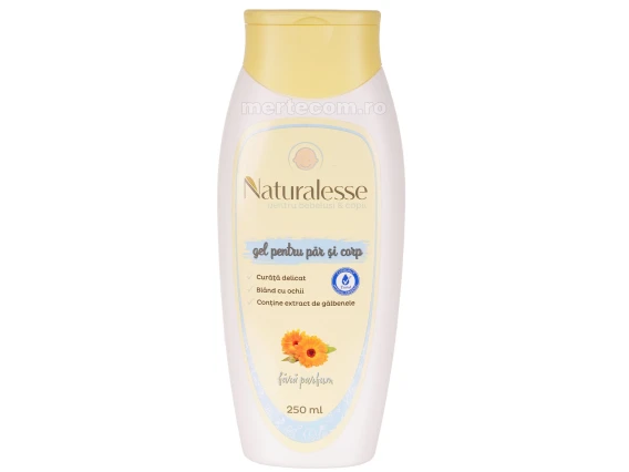 Gel de par si corp Naturalesse Baby 250ml (Galbenele)