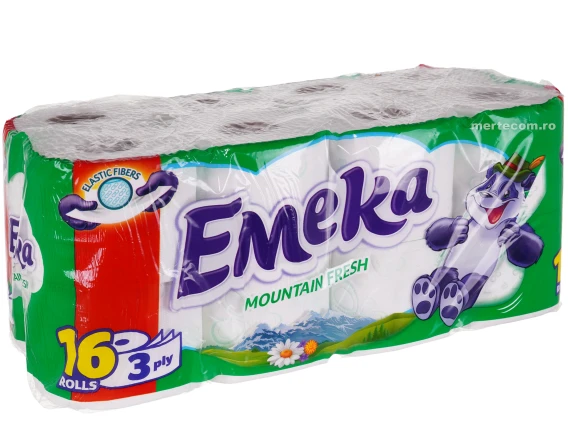 Hartie igienica parfumata Emeka 16role 3straturi (Montain Fresh)