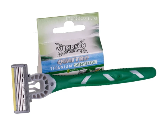 Aparat de ras Wilkinson sword Quattro Sensitive 4 lame