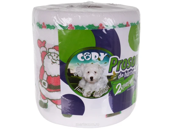 Prosop de hartie Cody 2straturi Craciun 200foi