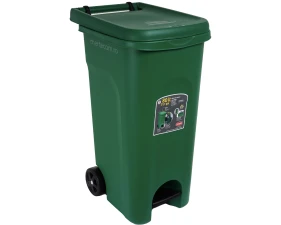 Cos pubela colectare selectiva cu pedala Urban 80litri H80cm (Verde)