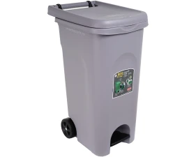 Cos pubela colectare selectiva cu pedala Urban 80litri H80cm (Gri)
