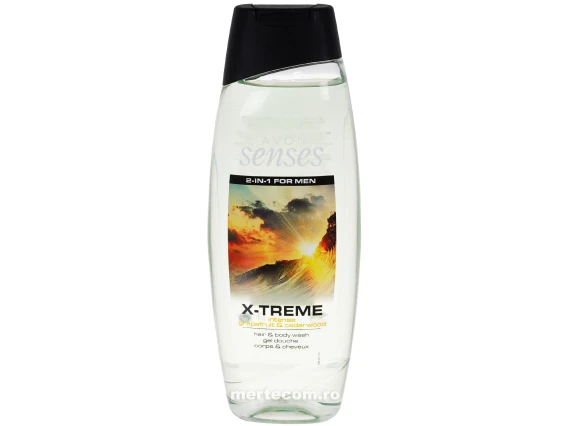Sampon si gel de dus 2in1 Avon Senses Men 500ml (X-Treme)