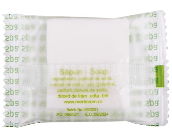 Sapun solid hotelier patrat 13g Relax Spa SET 500 bucati