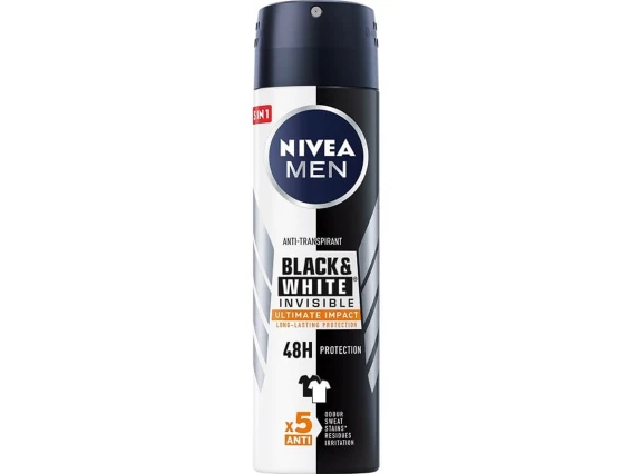 Deodorant spray Nivea Men 150ml (Black&White Ultimate Impact)