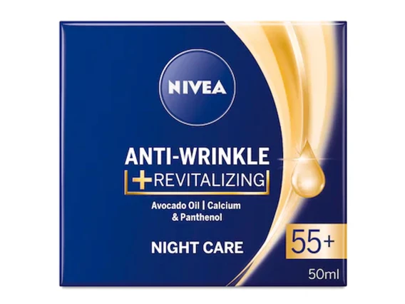 Crema de fata de noapte Nivea Anti Wrinkle 55+ NightCare 50ml