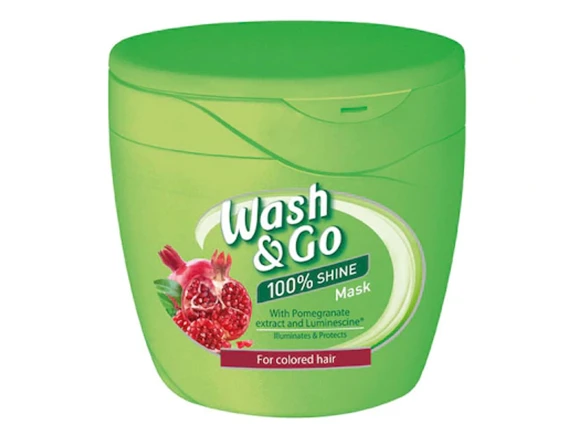 Masca de par Wash&Go pentru par vopsit cu extract de rodie 300 ml