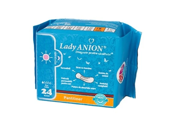Absorbante Lady Anion Pantiliner flux redus 24bucati