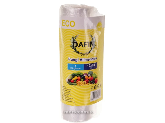 Pungi alimentare 1kg Dafin 300buc 19x24cm