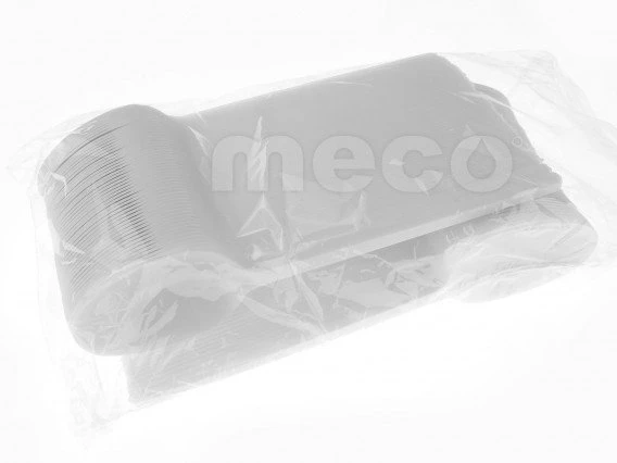 Linguri plastic de unica folosinta albe 100buc/set