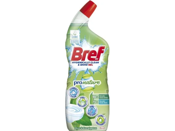 Detergent wc gel Bref ProNature Mint&Eucalyptus 700ml