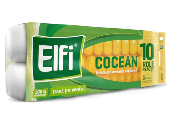 Hartie igienica Elfi Cocean 10role 3straturi