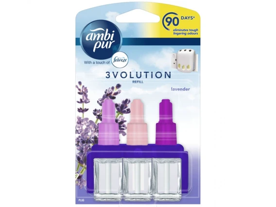 Rezerva odorizant electric Ambi Pur 3volution 3bucati (Lavanda)