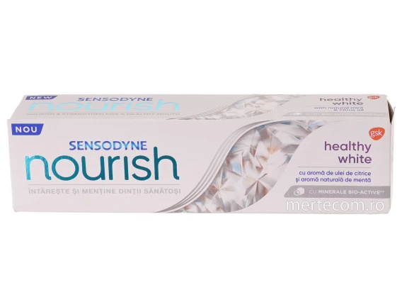 Pasta de dinti Sensodyne Nourish Healthy White 75 ml