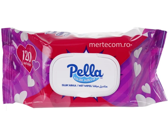 Servetele umede cu capac Pella 120buc