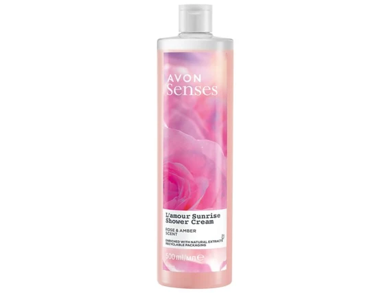 Gel de dus crema Avon Senses Rose&Amber 500ml