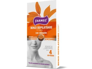 Benzi depilatoare pentru fata Farmec 20 bucati (Scortisoara)
