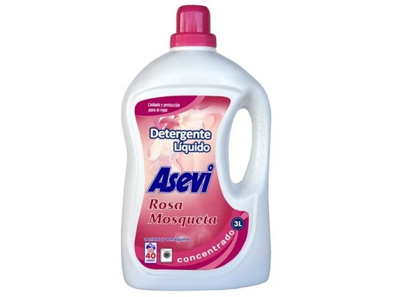 Detergent lichid rufe Asevi 2.4L (Rosa Mosqueta)