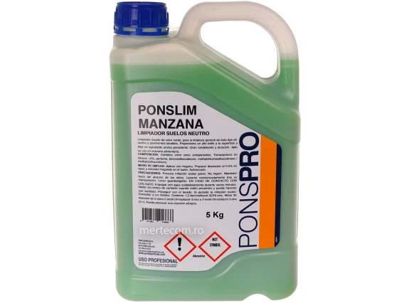 Detergent pardoseli Ponslim Manzana 5litri