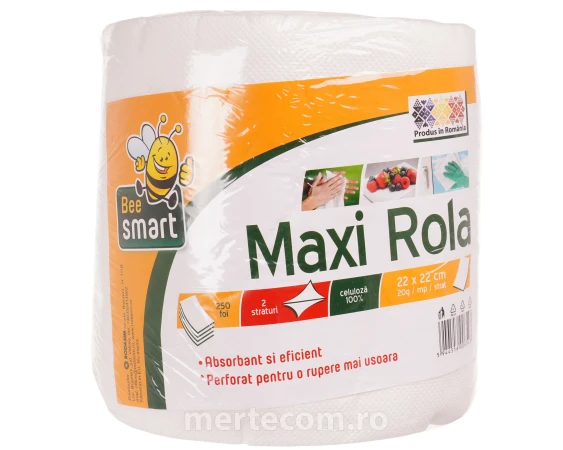 Prosop hartie maxi BeeSmart 2straturi 250foi