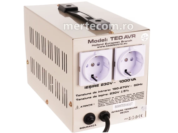 UPS 900VA/500W runtime extins TED UPS Expert TED000361