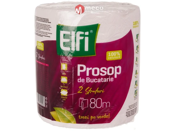 Prosop de bucatarie Elfi 363foi 2straturi 80metri