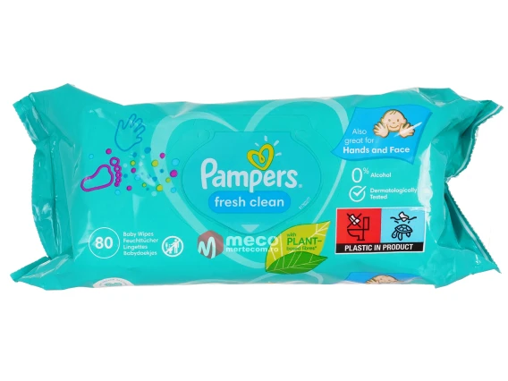Servetele umede cu capac Pampers Fresh Clean 80buc