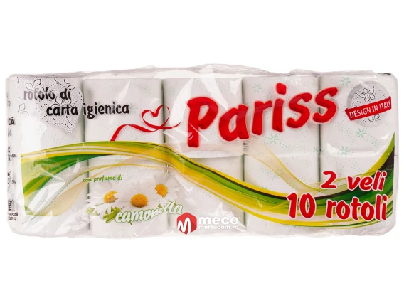 Hartie igienica Pariss 10 role 2 straturi 130foi
