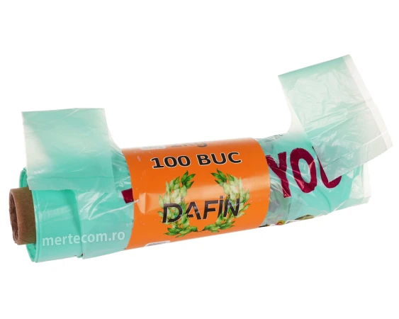 Sacose biodegradabile pe rola Dafin 7kg 100buc/set