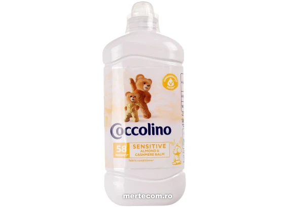 Balsam rufe Coccolino Sensitive Almond&Cashmere 58 spalari 1.45L