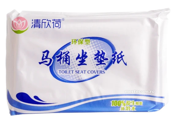 Set 10 protectii igienice colac wc biodegradabile Travel Pack