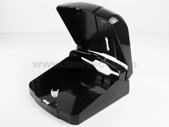 Dispenser prosoape hârtie plastic negru Meco K4B
