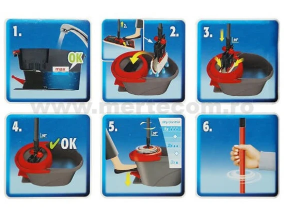 Mop rotativ plat Vileda Easy Wring Ultramat