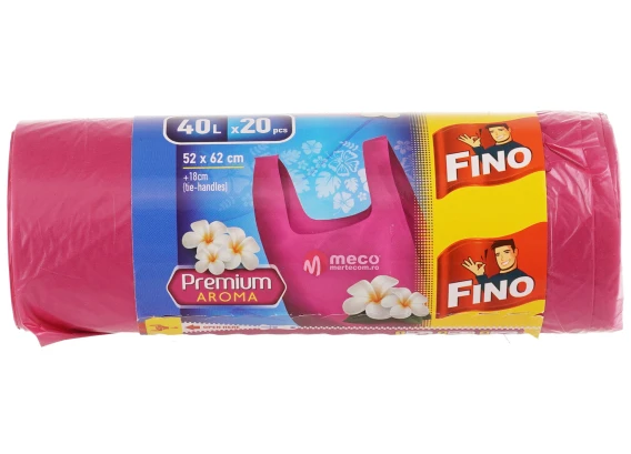 Saci menajeri parfumati Fino Premium Aroma 40 litri 20 bucati