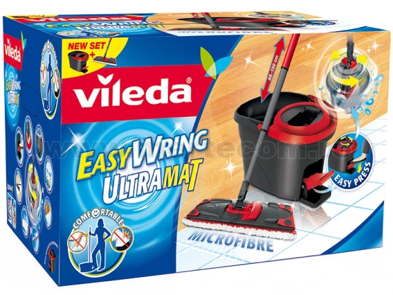 Mop rotativ plat Vileda Easy Wring Ultramat