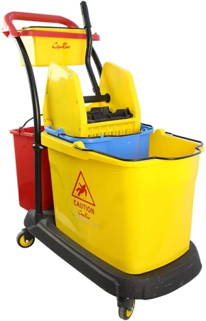 Carucior curatenie profesional  Limpio B46 3 compartimente 35L 15L 4L