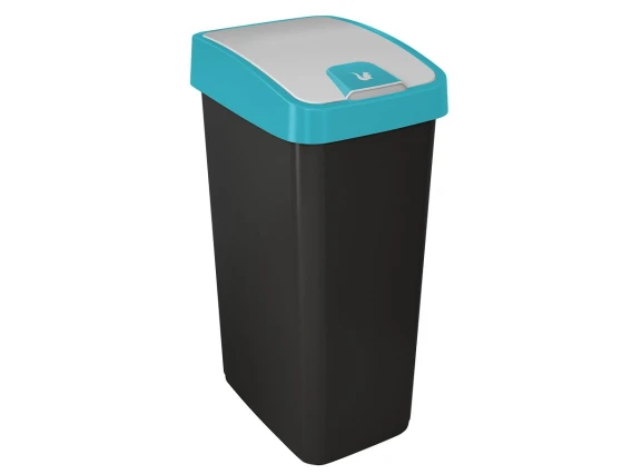Cos gunoi cu deschidere dubla Keeeper 45 litri H-61cm (Albastru)