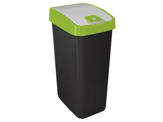 Cos gunoi cu deschidere dubla Keeeper 45 litri H-61cm (Verde)