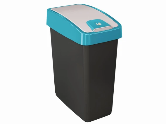 Cos gunoi cu deschidere dubla Keeeper 25 litri H-47cm (Albastru)