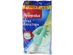 Manusi menaj cu interior bumbac Vileda Extra Sensation (Large-L)