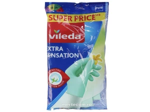 Manusi menaj cu interior bumbac Vileda Extra Sensation