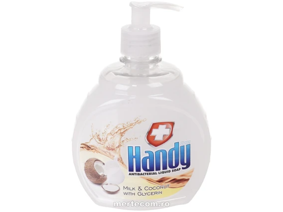 Săpun lichid antibacterian Handy 500ml (Lapte și cocos)