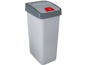Cos gunoi cu deschidere dubla Keeeper 45 litri H-61cm (Gri)