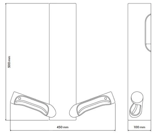 Uscător de mâini Dyson Airblade 9kJ HU03
