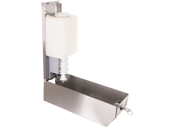 Dozator dreptunghiular sapun lichid 1L Meco 1008