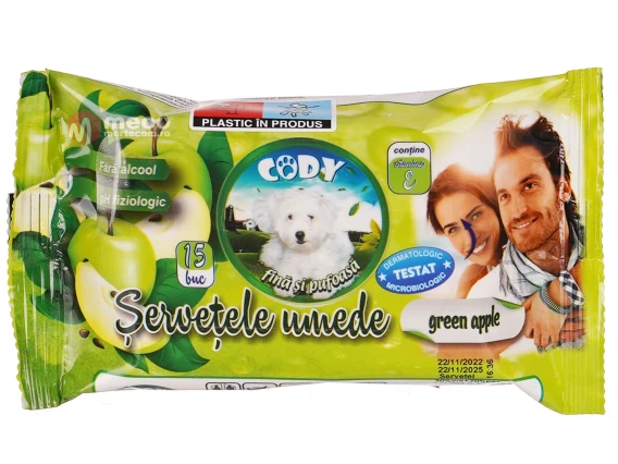 Servetele umede Cody Mar 15buc