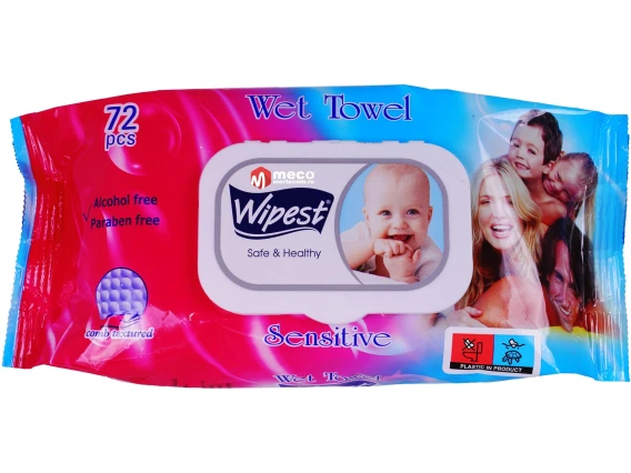 Servetele umede cu capac Baby Wish 72buc
