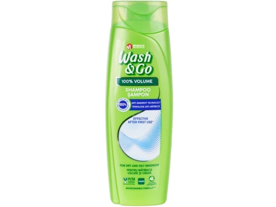 Sampon Wash&Go 100% volum 180 ml (Women anti-matreata)