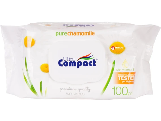 Servetele umede Ultra Compact Pure Chamomile 100buc